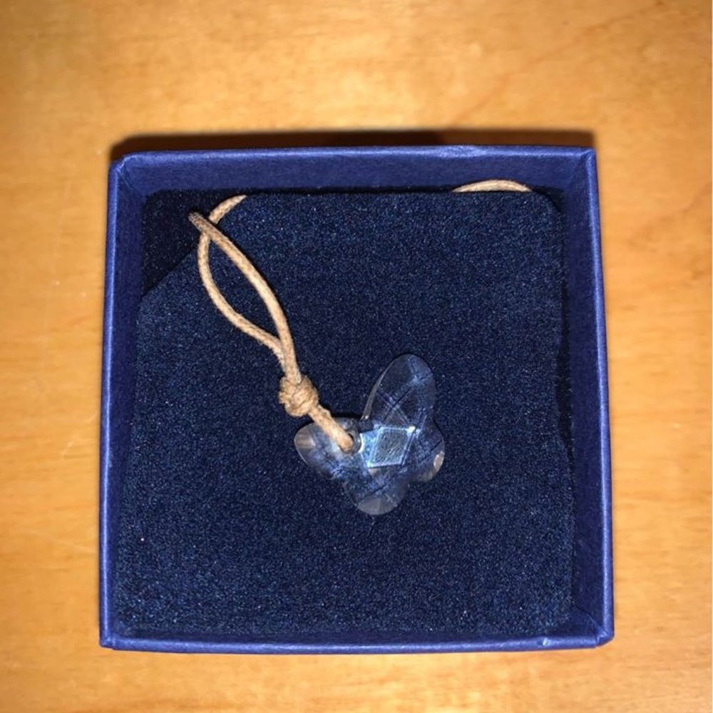 NEW Swarovski Clear Butterfly Crystal Pendant